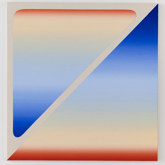Audrey Stone: Holding Half The Sky, 2019, Flashe on canvas, 30 x 30 inches