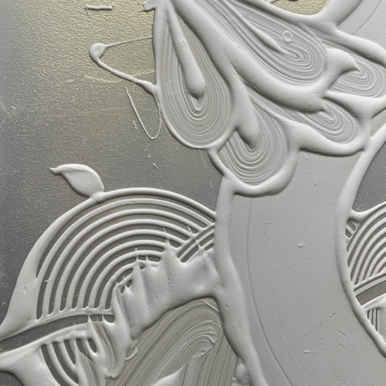 Detail of 'Mica Painting (Kalliope)'