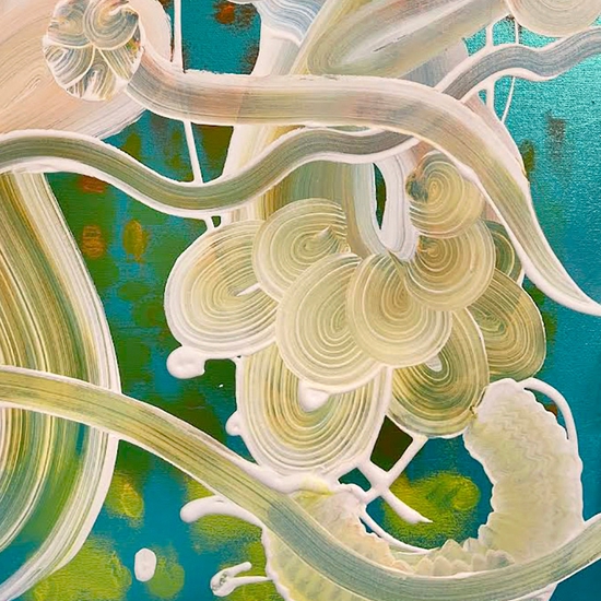 Detail of "Wallflower (No. 7)"