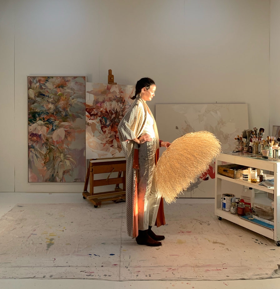 Emily in her studio
