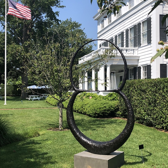 Michael Schultheis: Venn Fidelities Coupling, 2019, Bronze, 96 x 60 x 10 inches