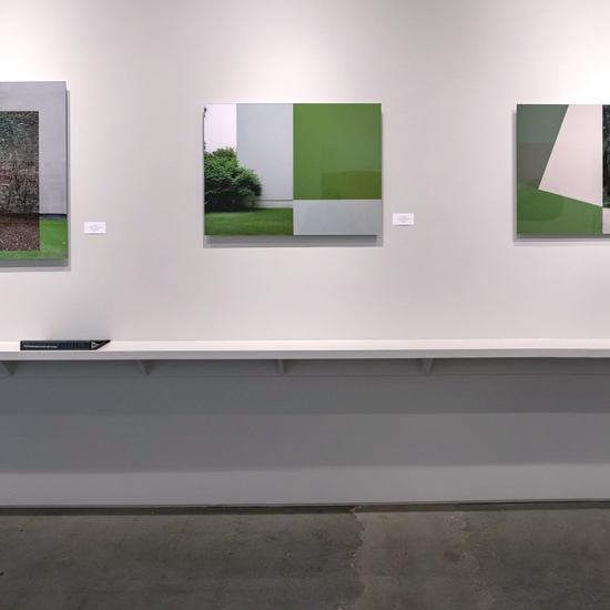 Installation shot of Israeli Photography show