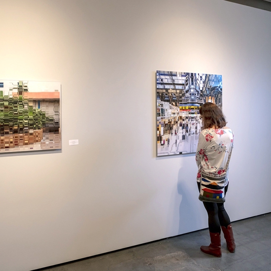 Installation of Asaf Gam Hacohen's work in 2019 group exhibition #fromwhereistand. Image courtesy of the artist