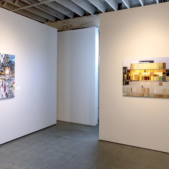 Installation of Asaf Gam Hacohen's work in 2019 group exhibition #fromwhereistand. Image courtesy of the artist
