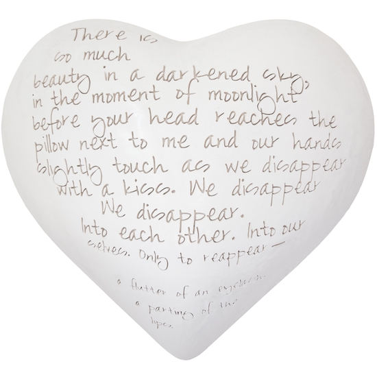 Jessica Lichtenstein: There is so much..., 2020, Concrete and plaster heart, 24 x 21 x 9 inches