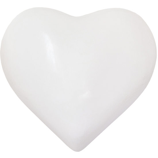 Jessica Lichtenstein: No words, 2020, Concrete and plaster heart, 24 x 21 x 9 inches