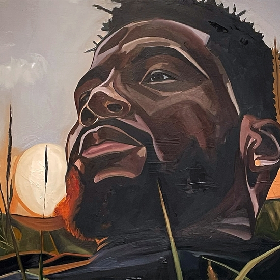 Detail of 'apart from the day, I remain'