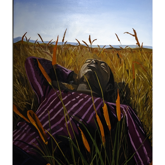 Barry Johnson, moments like this, 2026, Oil on gesso board, 48 x 36 x 2 inches