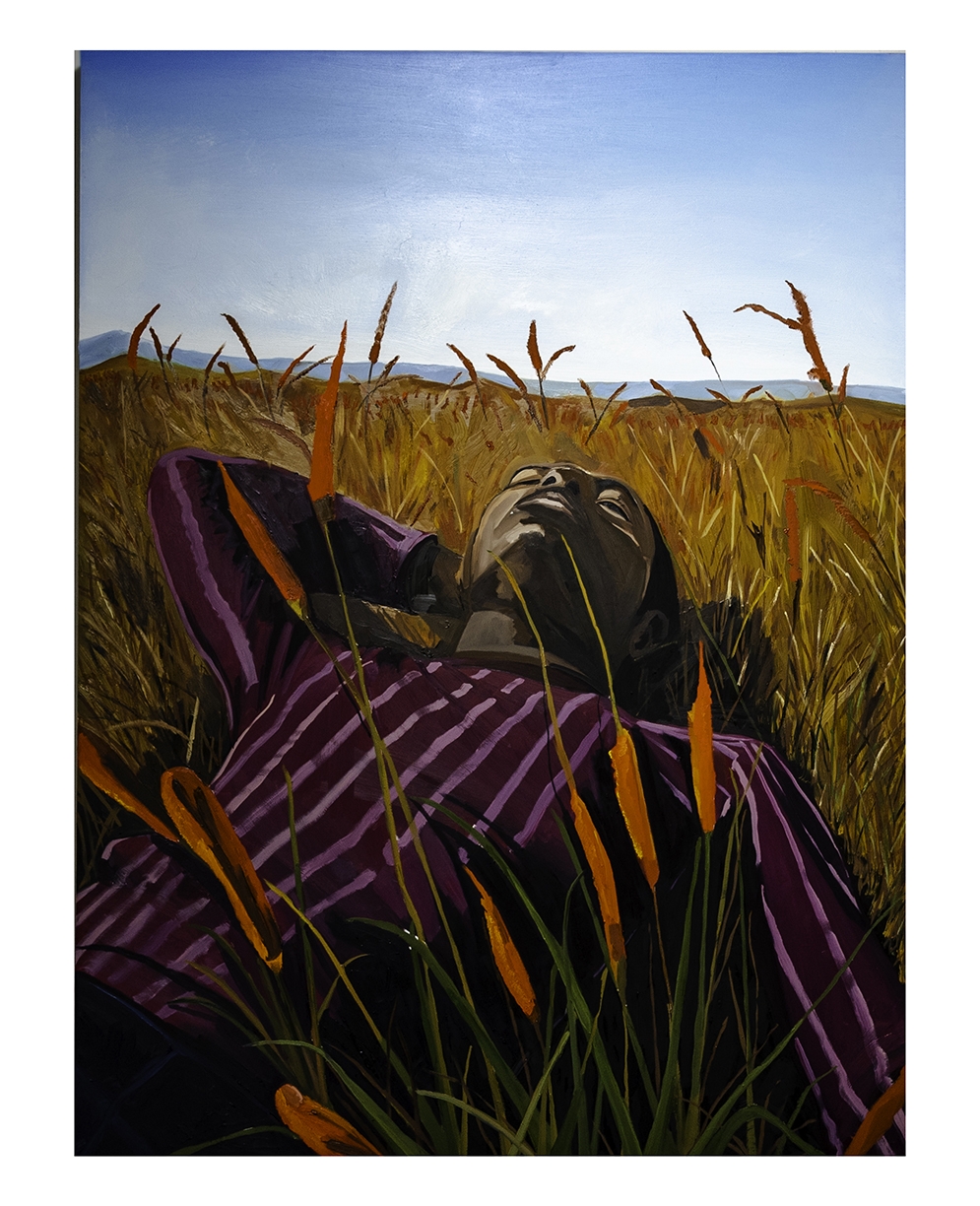 Barry Johnson, moments like this, 2026, Oil on gesso board, 48 x 36 x 2 inches