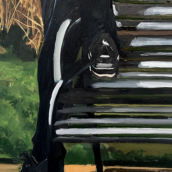 Detail of 'you say more when you say less'
