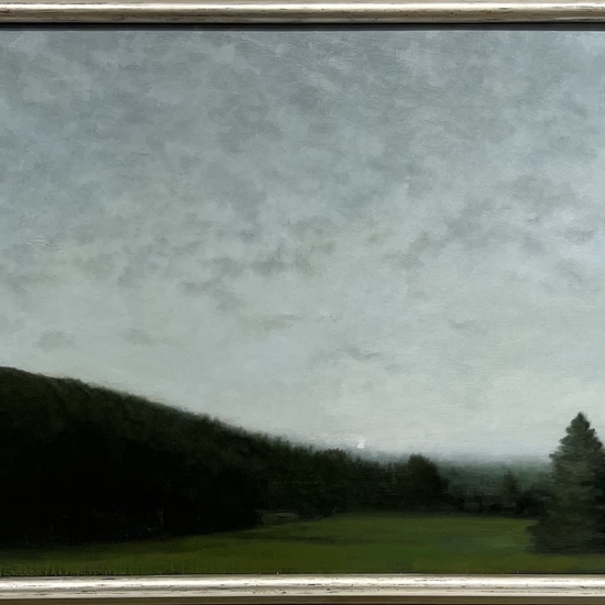 Jeff Joyce: Morning, NY, 2000, Oil on canvas, 21 x 28.5 inches (framed dimensions: 23 x 31 inches)