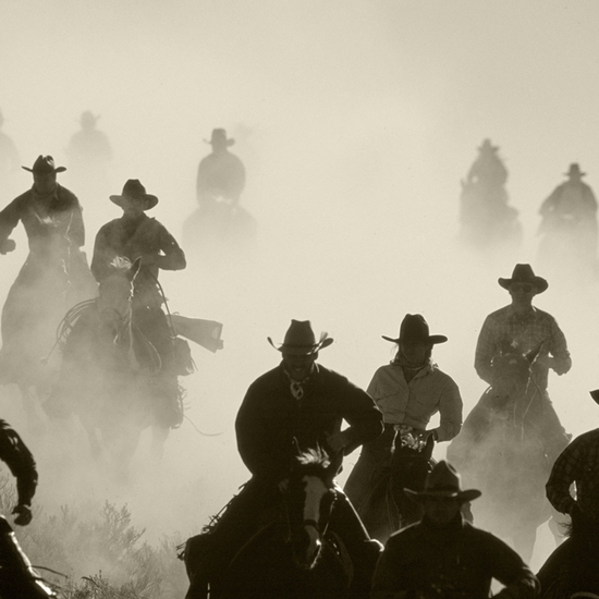 Jules Frazier: Posse, 2009, Fine art archival print, 20 x 30 and 34 x 51 inches