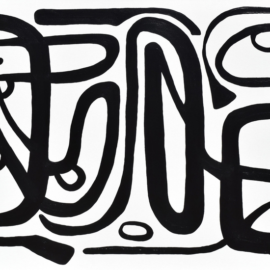 Kate Neckel: Coming of Age, 2018, Acrylic on canvas, 36 x 60 inches