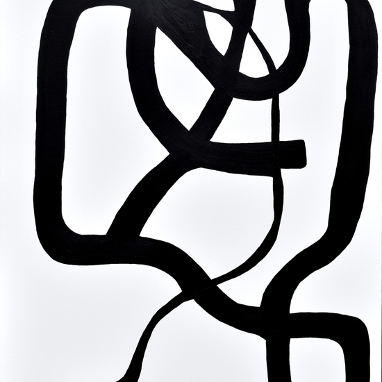 Kate Neckel: Linger, 2018, Acrylic on canvas, 48 x 36 inches