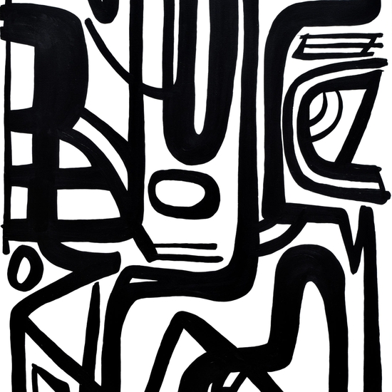Kate Neckel: The Routine, 2018, Acrylic on canvas, 72 x 48 inches
