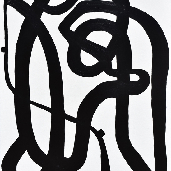 Kate Neckel: The Visit, 2018, Acrylic on canvas, 48 x 36 inches