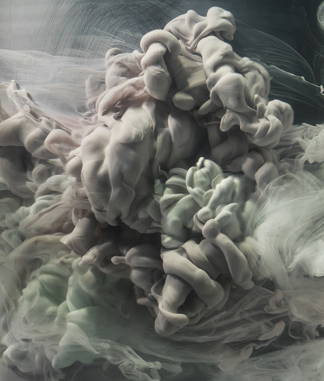 Kim Keever: Abstract 30456, 2017, Premium high gloss archival print, 28 x 24 inches, Edition of 5