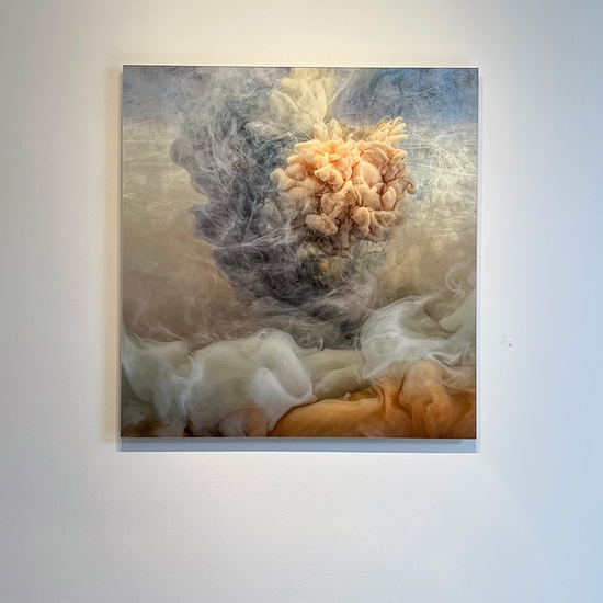 Kim Keever: Abstract 63117, 2022, Premium high gloss archival art print, Edition of 5, 46 x 44 inches (custom size available)