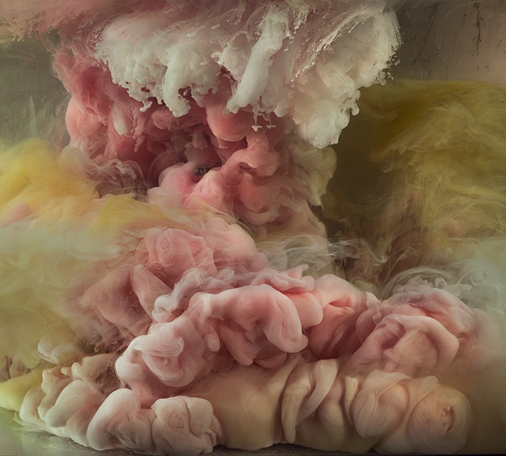 Kim Keever, Abstract 39154b, 2018, Premium high gloss archival print, 40 x 45 inches, Framed size 46 x 51 x 1.25 inches, Edition 1 of 5