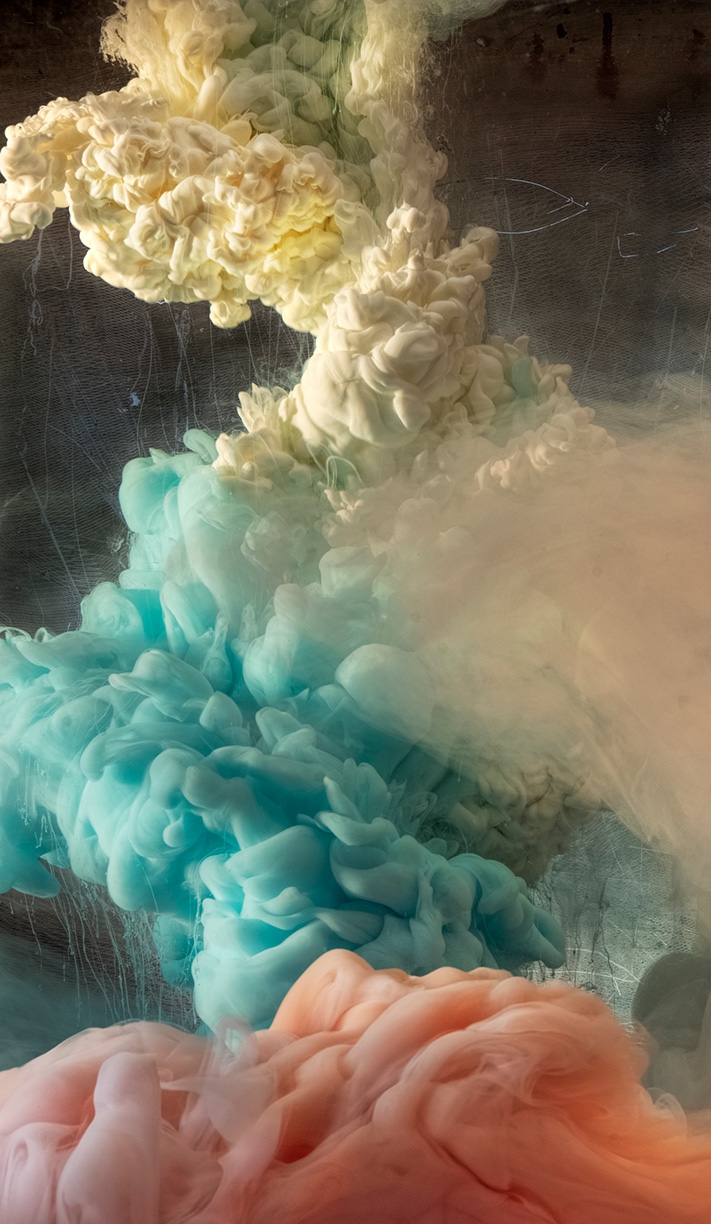 Kim Keever: Abstract 80609, 2024, Premium high gloss archival print, 60 x 35 and 77 x 44 inches, Edition of 5