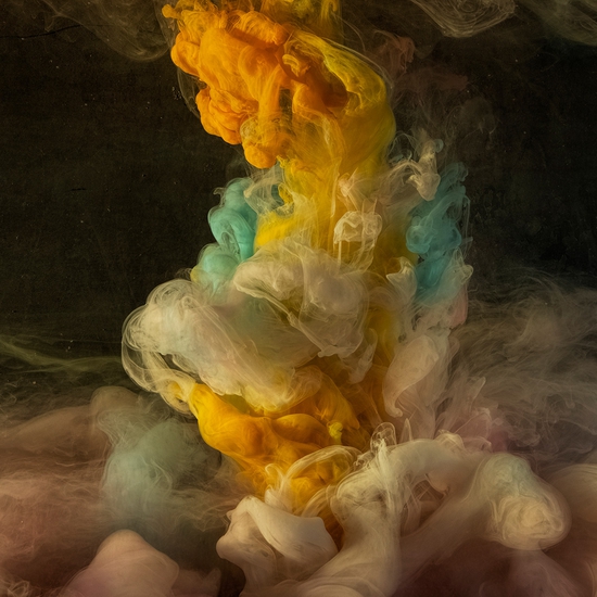 Kim Keever: Abstract 81635, 2024, Premium high gloss archival print, 52 x 44 and 56 x 48 inches, Edition of 5