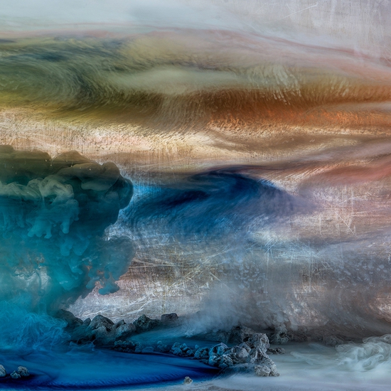 Kim Keever: Abstract 59435, 2021, Premium high gloss archival print, 24 x 36 and 40 x 60 inches, Edition of 5