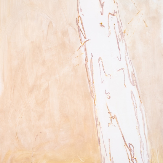 Mya Kerner: Afterword, 2022, Oil on panel, 40 x 30 inches