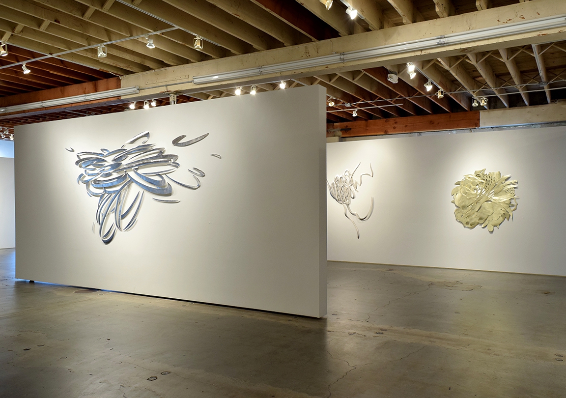 Installation view of Solid Ether