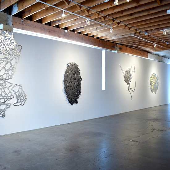 Installation view of Solid Ether