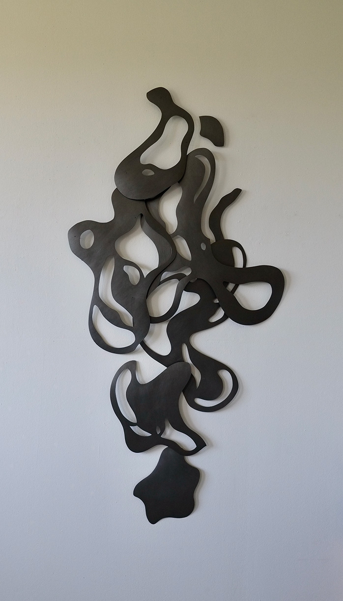 Andreas Kocks: Flaneur (#2213G), 2022, Graphite on watercolor paper, 69.5 x 34.25 x 2 inches