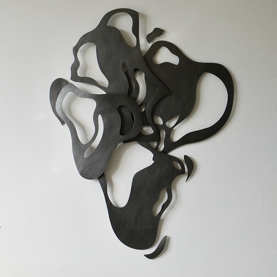 Andreas Kocks: Flaneur (#2215G), 2022, Graphite on watercolor paper, 43 x 31.5 x 2 inches