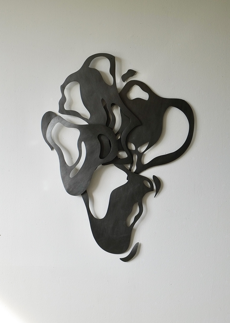 Andreas Kocks: Flaneur (#2215G), 2022, Graphite on watercolor paper, 43 x 31.5 x 2 inches
