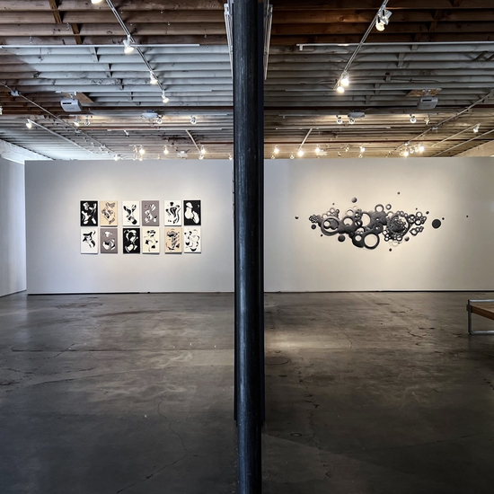 Installation in Andreas Kocks 2022 Solo Exhibition