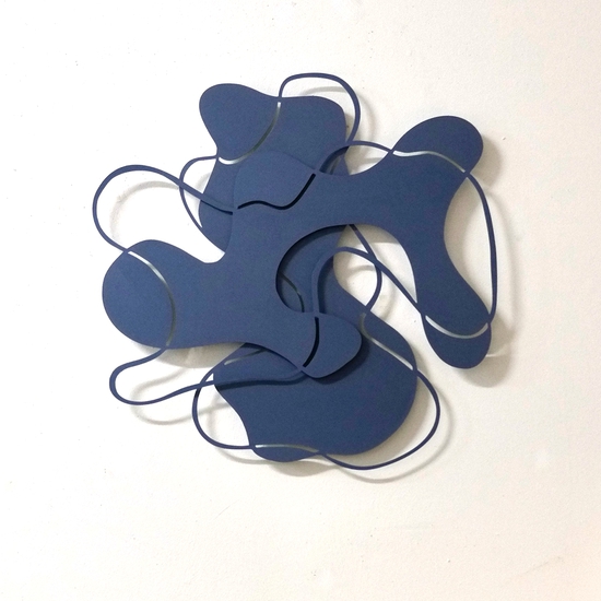Andreas Kocks, Two of Us (#2450SA), 2025, Steel, Acrylic, 31 x 32 x 1 inch