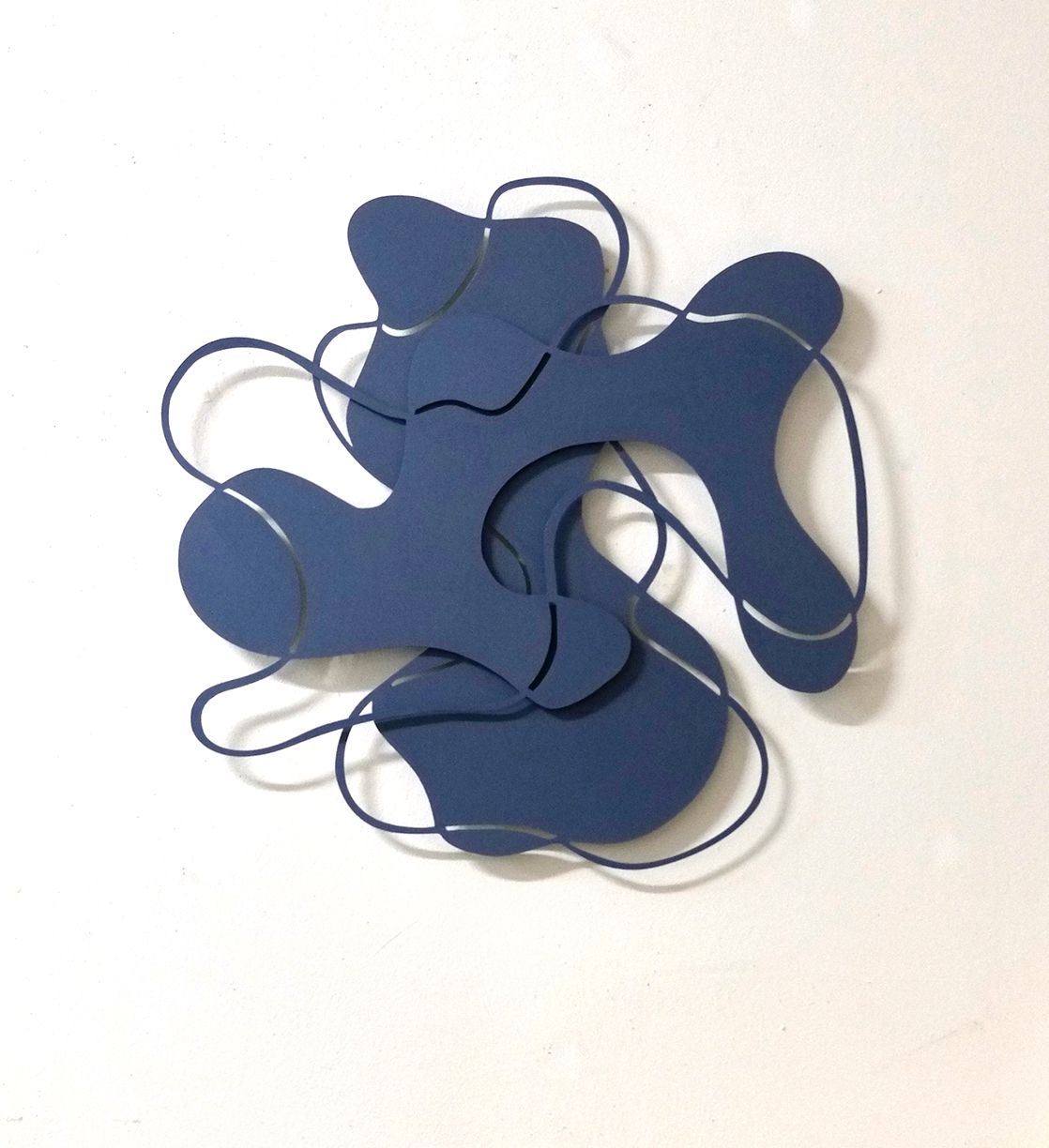 Andreas Kocks, Two of Us (#2450SA), 2025, Steel, Acrylic, 31 x 32 x 1 inch