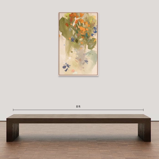 Mockup of "April (California Poppies and Lupine)"