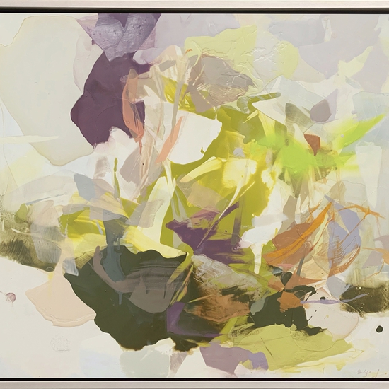 Emily Leonard: Homer Peony 3, 2022, Oil on panel, 20 x 24 inches