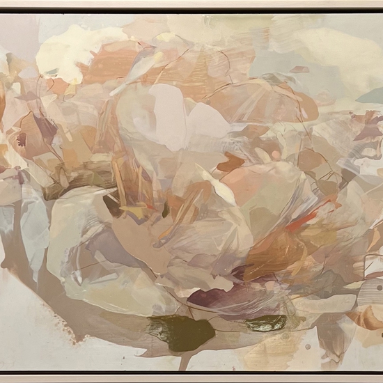 Emily Leonard: Homer Peony, 2022, Oil on panel, 20 x 24 inches
