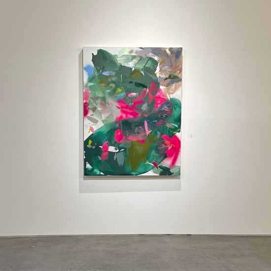 "Camellia in Flight" in Emily Leonard's 2024 Solo Exhibition
