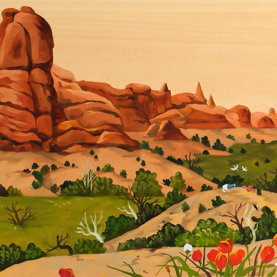 Detail of 'Balanced Rock'