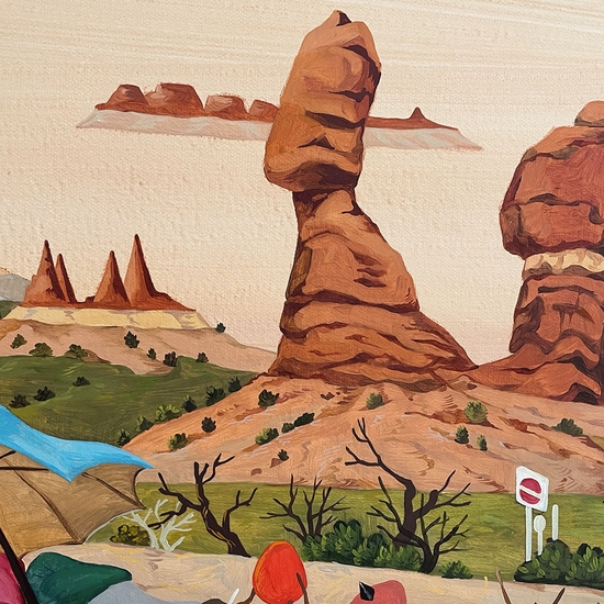 Detail of 'Balanced Rock'