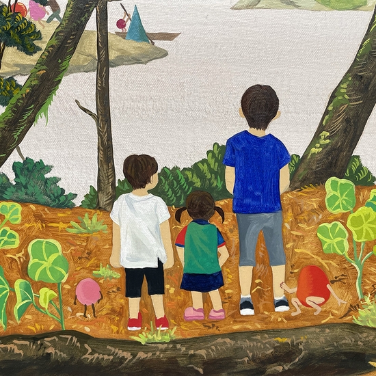 Detail of 'Hidden Hand Camp'