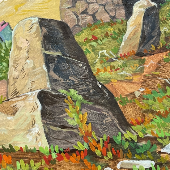 Detail of 'Land's End'