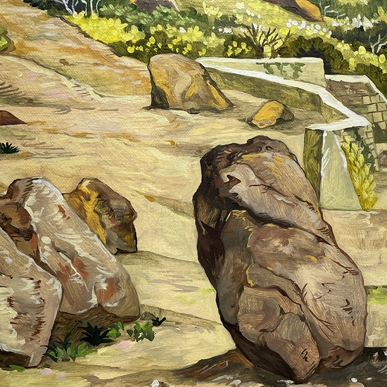 Detail of 'Point Lobos'