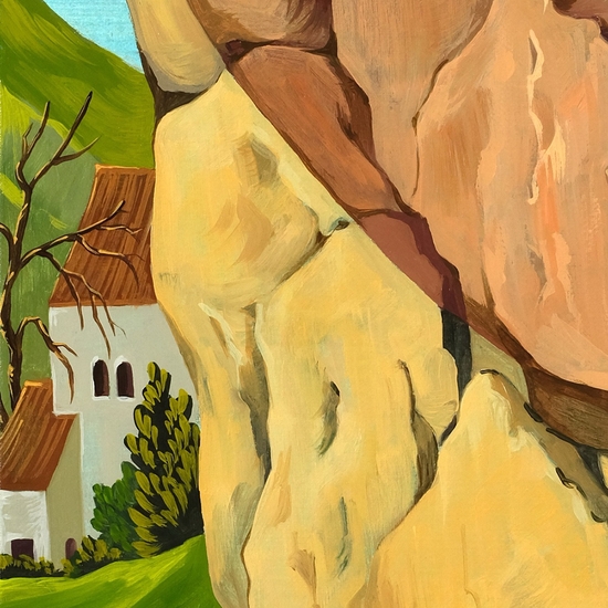 Detail of 'Rocky Moon Jar'