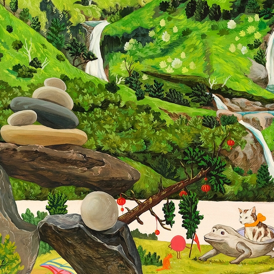 Detail of 'Waterfalls'