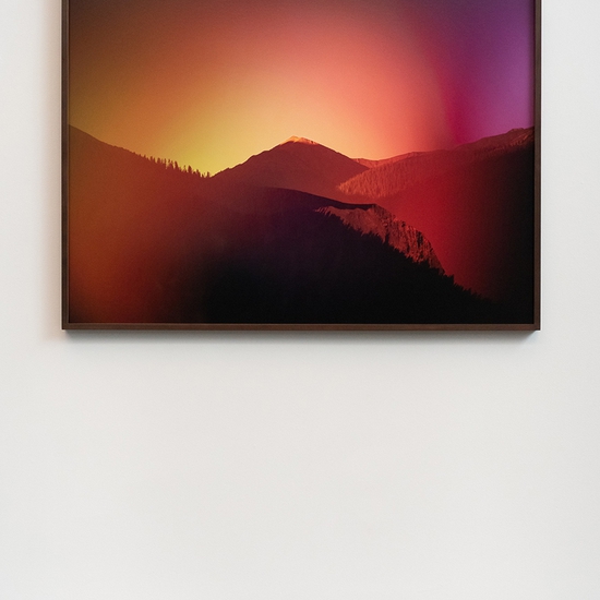 Installation of Terri Loewenthal's 'Cinnamon Peak (Ute Land)'