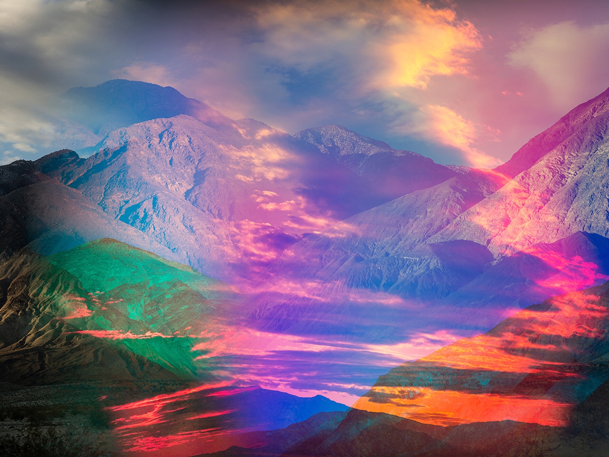 Terri Loewenthal, Psychscape 01 (Black Mountain, CA), 2020, Archival pigment print, 30 x 40 inches, Edition of 5