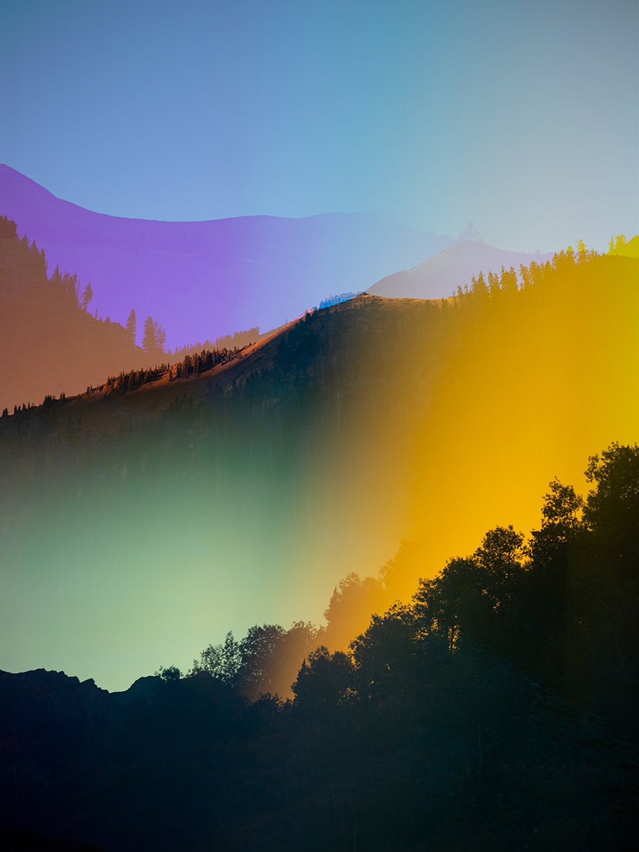 Terri Loewenthal, Psychscape 170 (Rustlers Gulch, CO), 2022, Archival pigment print, 40 x 30 inches, Edition of 5