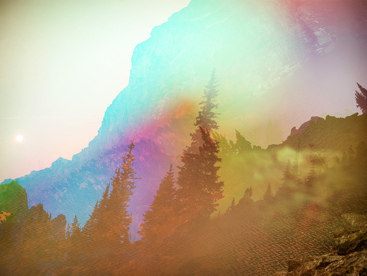 Terri Loewenthal, Psychscape 614 (Mount McKnight, MT), 2021, Archival pigment print, 30 x 40 inches, 42 x 56 inches, Each edition of 3